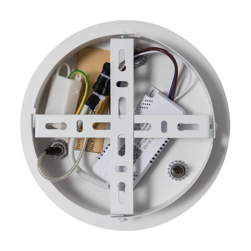 Фото 6 Светильник подвесной Riffa с пультом управления 25 м² регулируемый белый свет цвет белый/прозрачный