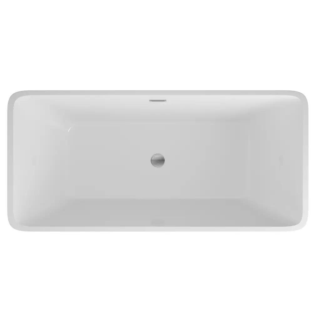 Фото 3 Ванна Bauedge Pure отдельностоящая акриловая 150x75 белая, в комплекте со сливом-переливом Фото 3 Ванна Bauedge Pure отдельностоящая акриловая 150x75 белая, в комплекте со сливом-переливом