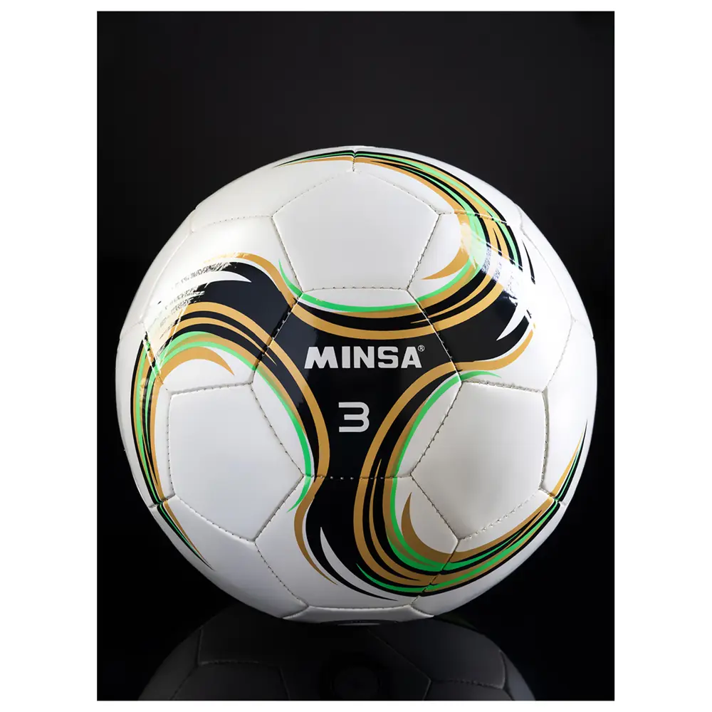 Фото 6 Мяч футбольный Minsa Spin размер 3 9376732