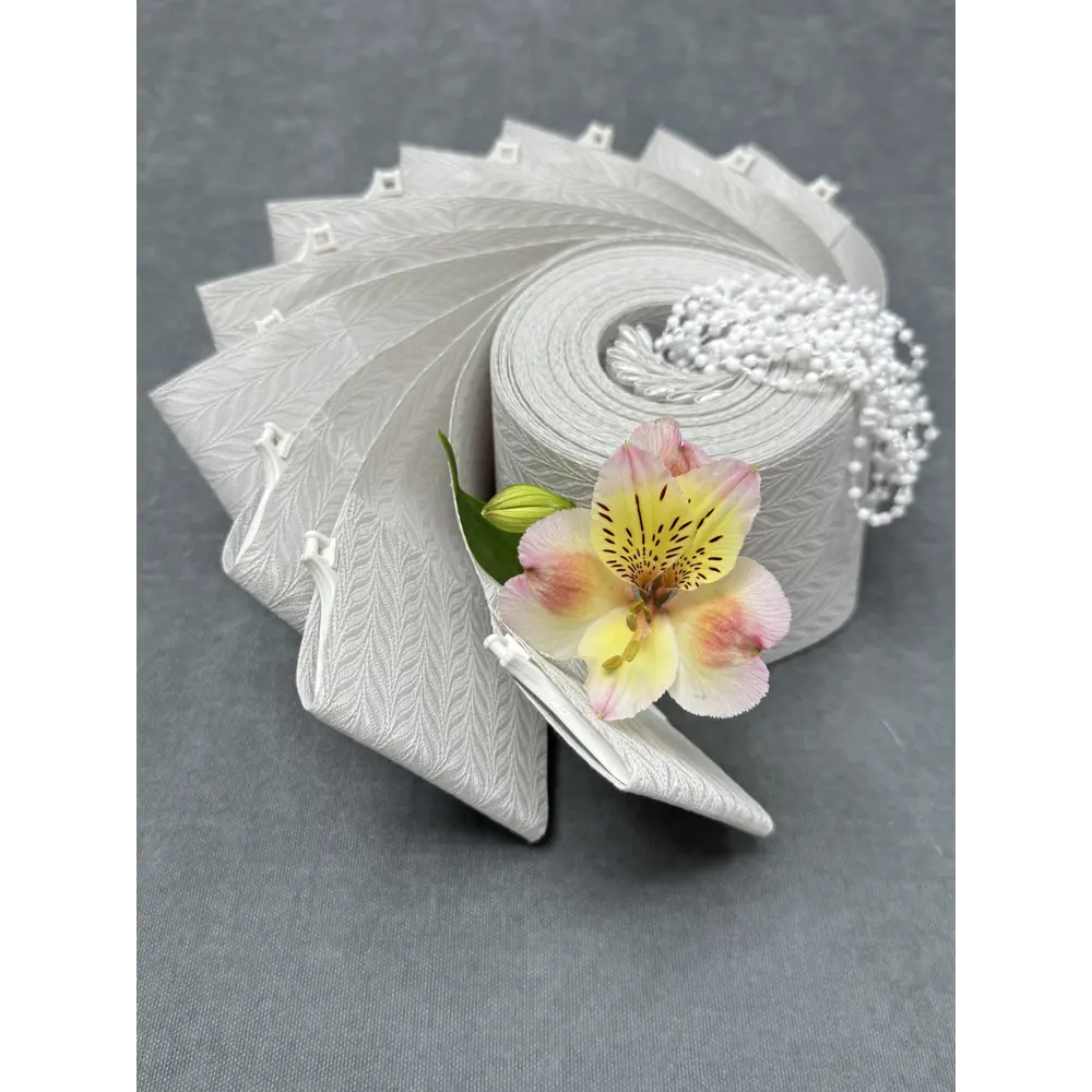 Фото 6 Ламели для вертикальных жалюзи Бинар Акация 160 см 15 шт цвет серый