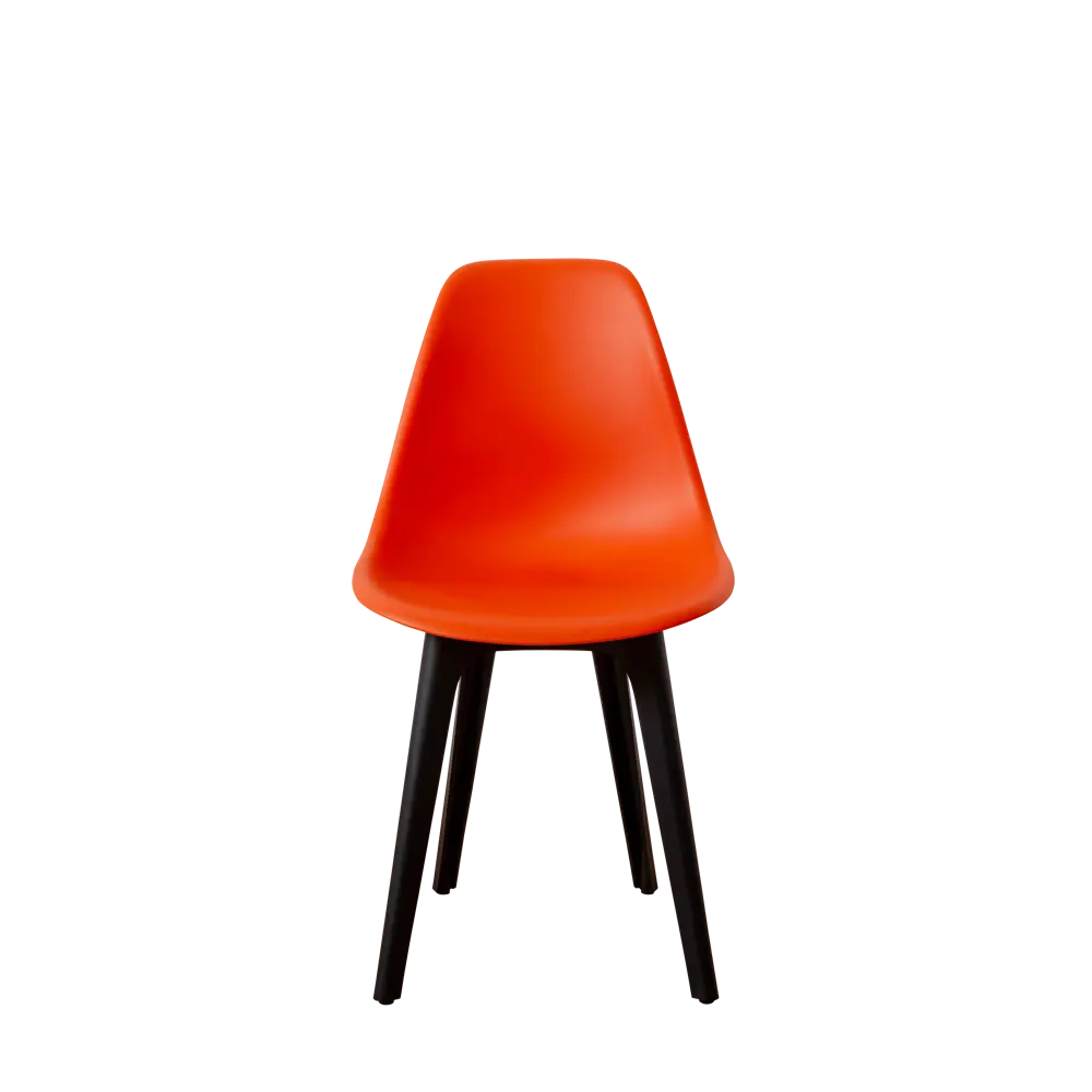 Фото 4 Кухонный стул Derstuhl Plast 45x82x45 см полипропилен цвет оранжевый Фото 4 Кухонный стул Derstuhl Plast 45x82x45 см полипропилен цвет оранжевый