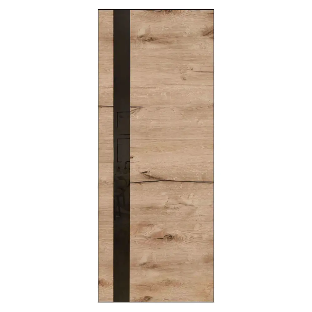 Фото 2 Дверь межкомнатная Дверипро Лу-45 остеклённая 60x190см полипропилен цвет дуб пацифик без замка и петель