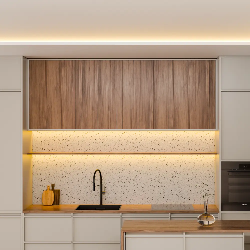 Фото 12 Светодиодная лента для контурной подсветки Apeyron LED COB 24В 8 мм 5м 12 Вт/м 320диод/м 1000 лм/м IP65 3000 К теплый свет Фото 12 Светодиодная лента для контурной подсветки Apeyron LED COB 24В 8 мм 5м 12 Вт/м 320диод/м 1000 лм/м IP65 3000 К теплый свет