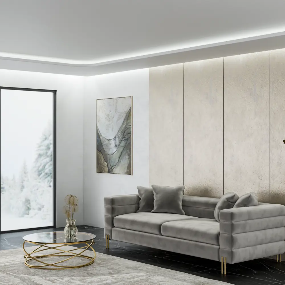 Фото 12 Светодиодная лента для контурной подсветки Apeyron LED COB 24В 8 мм 5м 12 Вт/м 320диод/м 1000 лм/м 6500 К холодный свет