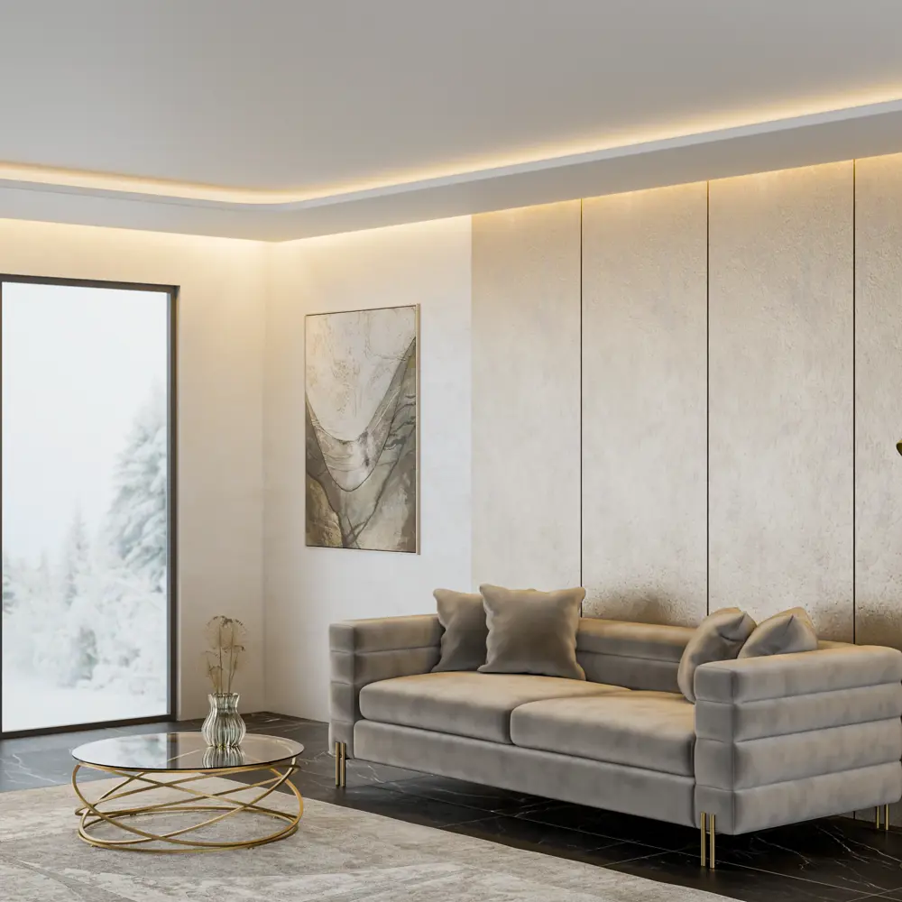 Фото 13 Светодиодная лента для контурной подсветки Apeyron LED COB 24В 8 мм 5м 15 Вт/м 560диод/м 1200 лм/м 3000 К теплый свет