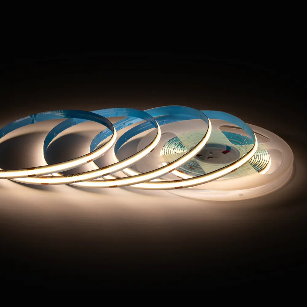 Фото Светодиодная лента для контурной подсветки Apeyron LED COB 24В 8 мм 5м 15 Вт/м 560диод/м 1200 лм/м 3000 К теплый свет