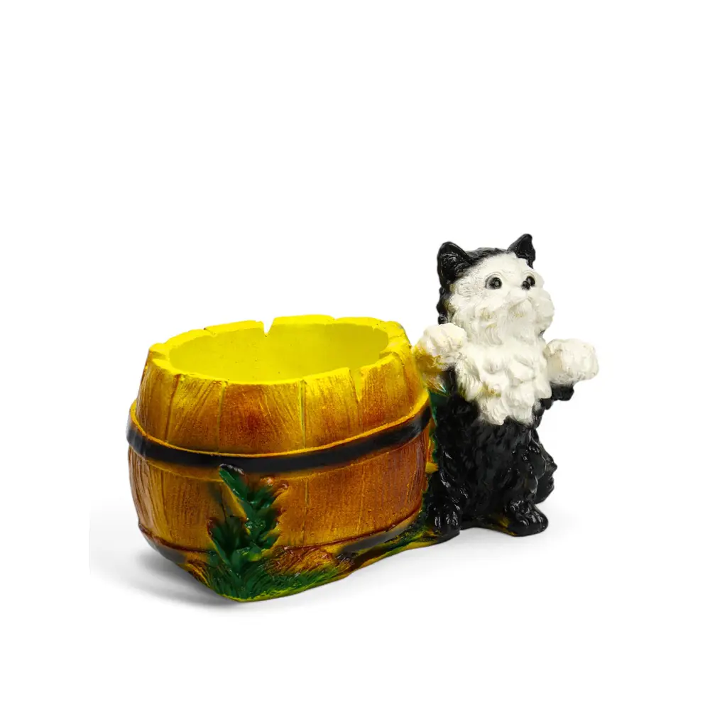 Фото 6 Фигурное кашпо Хорошие Сувениры Котенок с бочкой 871813 23x14x15 см 4 л Фото 6 Фигурное кашпо Хорошие Сувениры Котенок с бочкой 871813 23x14x15 см 4 л