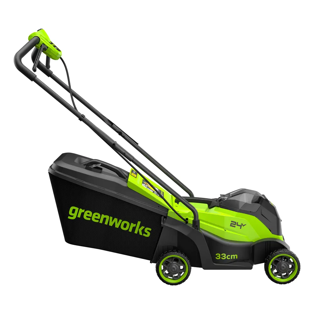 Фото 3 Газонокосилка аккумуляторная Greenworks Gd24lm331 24 В 33 см АКБ и ЗУ не в комплекте Фото 3 Газонокосилка аккумуляторная Greenworks Gd24lm331 24 В 33 см АКБ и ЗУ не в комплекте