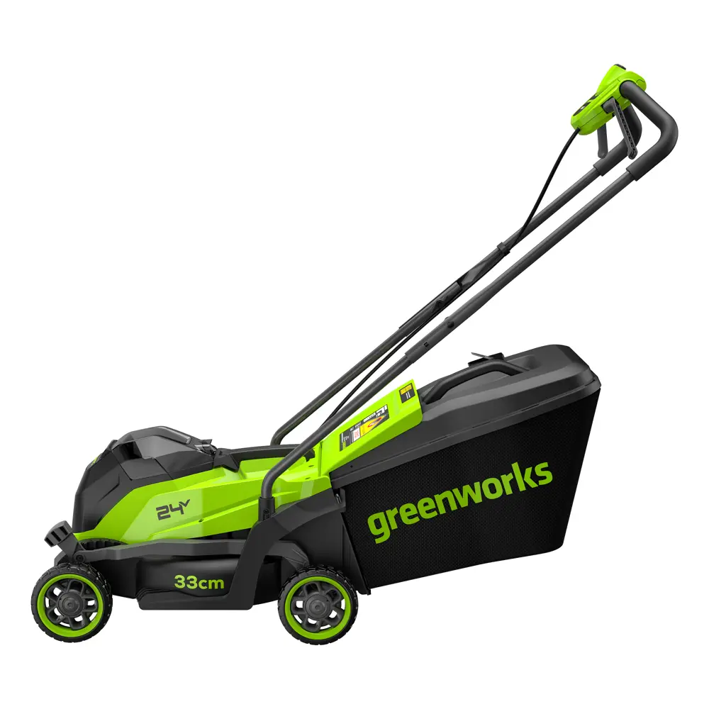Фото 2 Газонокосилка аккумуляторная Greenworks Gd24lm331 24 В 33 см АКБ и ЗУ не в комплекте Фото 2 Газонокосилка аккумуляторная Greenworks Gd24lm331 24 В 33 см АКБ и ЗУ не в комплекте