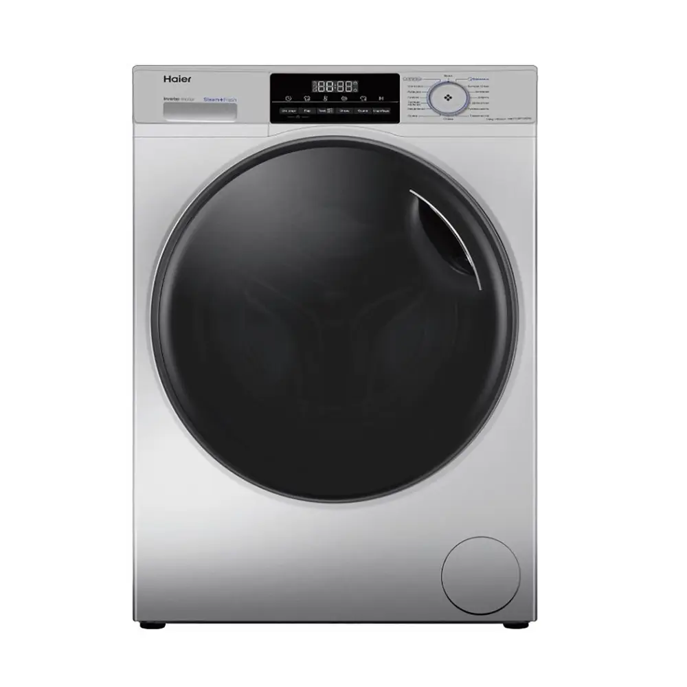 Фото Стиральная машина Haier Hwd70-bp14929s 60x85x52 см 7 кг цвет серебристый Фото Стиральная машина Haier Hwd70-bp14929s 60x85x52 см 7 кг цвет серебристый
