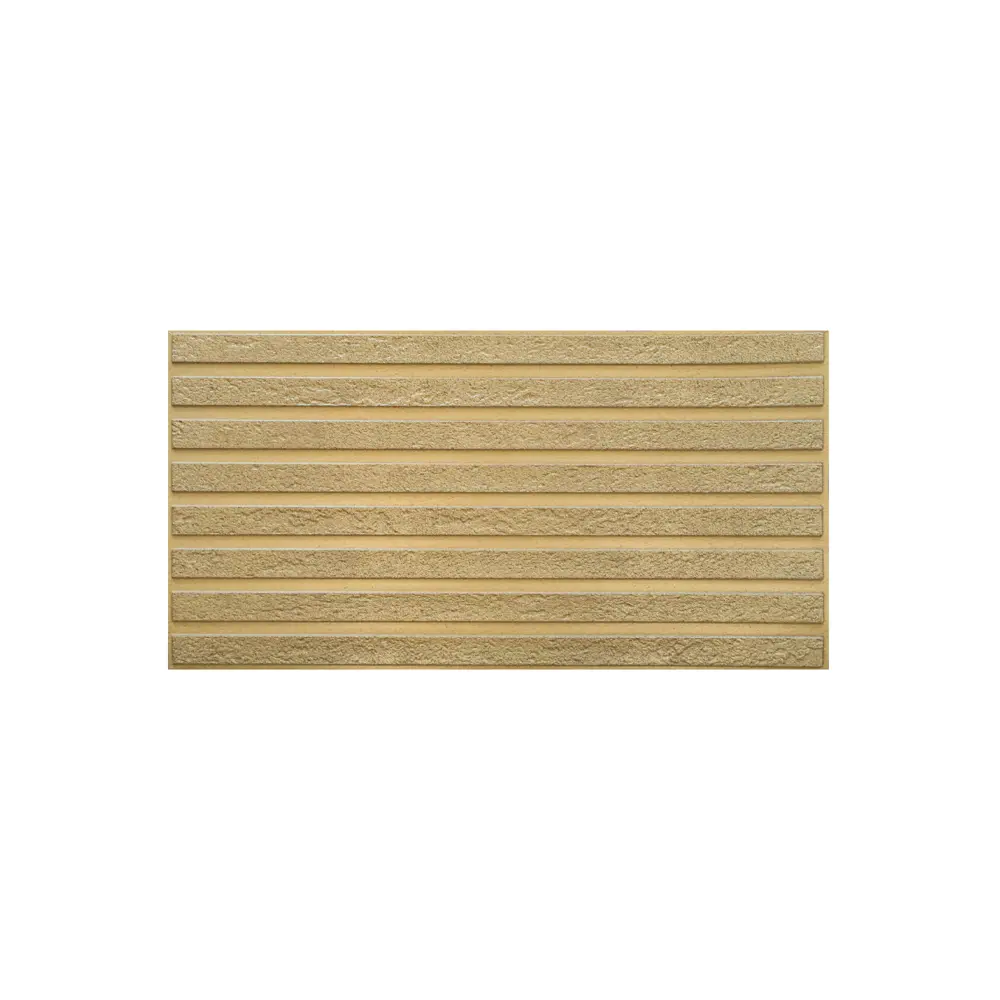 Фото Комплект панелей ПВХ Grace Рейки кварцит 970x500x3мм 4.9м² 10шт