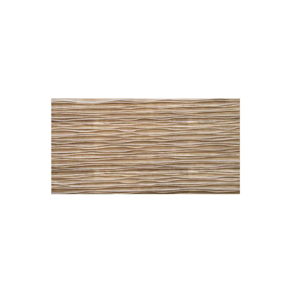 Фото Комплект панелей ПВХ Grace Рейки ясень браш 970x500x3мм 4.9м² 10шт