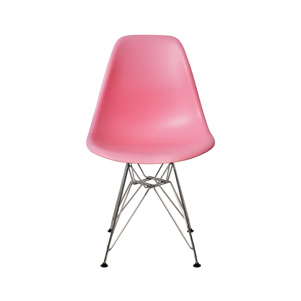 Фото 4 Кухонный стул Derstuhl Chrom 45x82x45 см полипропилен цвет розовый Фото 4 Кухонный стул Derstuhl Chrom 45x82x45 см полипропилен цвет розовый