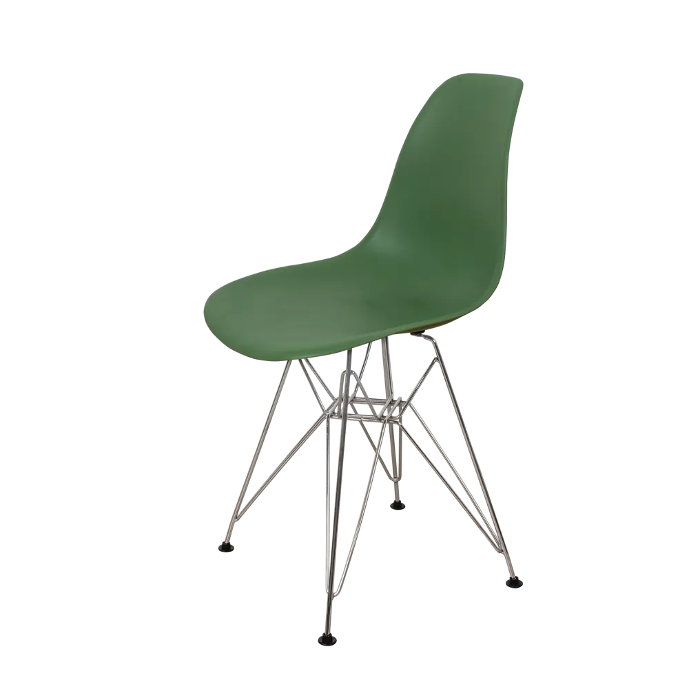 Фото 3 Кухонный стул Derstuhl Chrom 45x82x45 см полипропилен цвет темно-зеленый Фото 3 Кухонный стул Derstuhl Chrom 45x82x45 см полипропилен цвет темно-зеленый