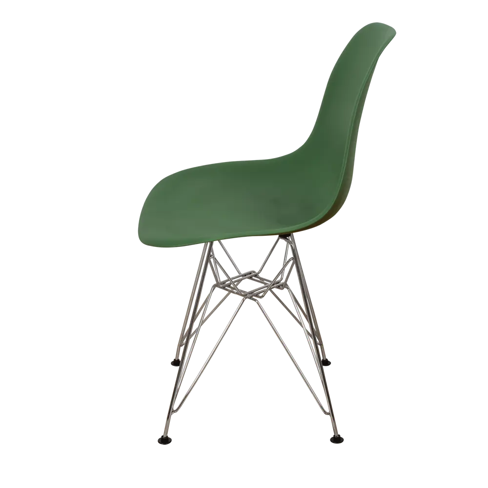 Фото 5 Кухонный стул Derstuhl Chrom 45x82x45 см полипропилен цвет темно-зеленый Фото 5 Кухонный стул Derstuhl Chrom 45x82x45 см полипропилен цвет темно-зеленый