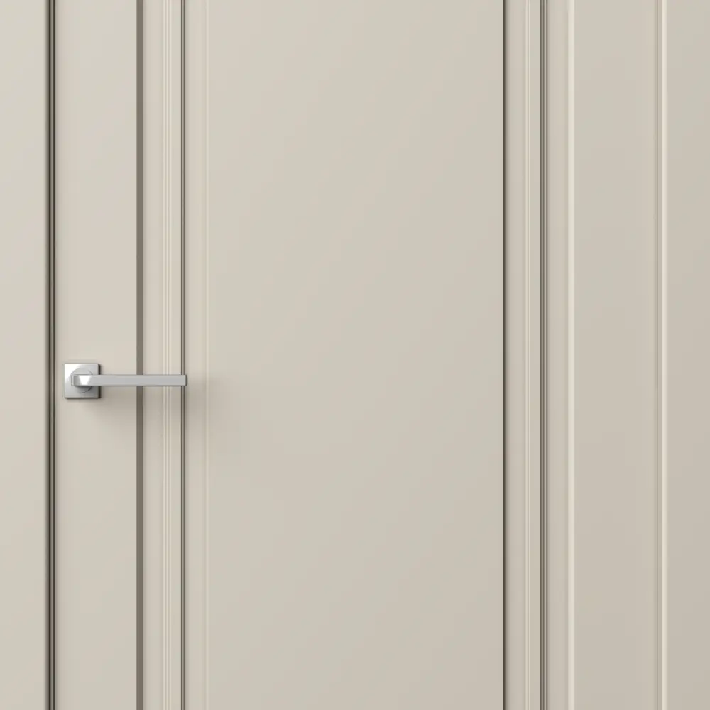 Фото 3 Дверь межкомнатная глухая Комфорт-1 80x230 см эмаль цвет мокко с замком и петлями