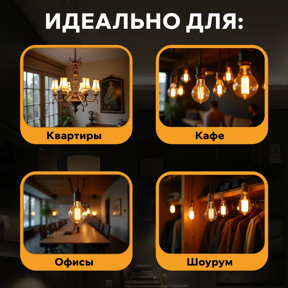 Фото 5 Набор ламп светодиодных Wolta Wf-a60-9w3ke27 E27 220-240 В 9 Вт груша прозрачная 900 Лм теплый белый (желтый) свет 5 шт Фото 5 Набор ламп светодиодных Wolta Wf-a60-9w3ke27 E27 220-240 В 9 Вт груша прозрачная 900 Лм теплый белый (желтый) свет 5 шт