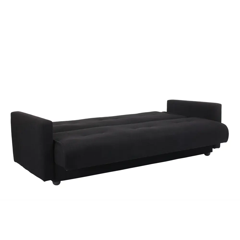 Фото 4 Диван раскладной Meblines Милан 215x100x100 см велюр цвет астра черная Фото 4 Диван раскладной Meblines Милан 215x100x100 см велюр цвет астра черная