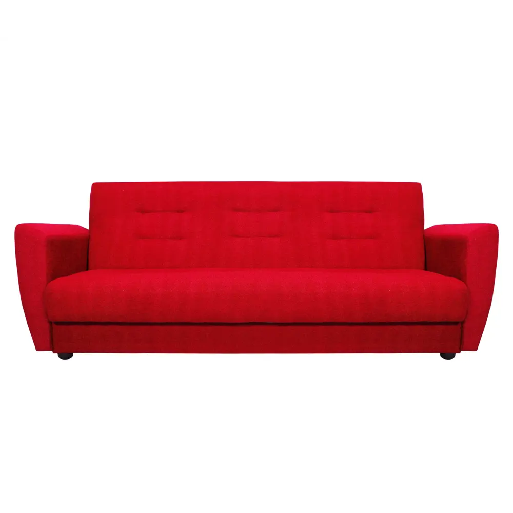 Фото Диван раскладной Meblines Лира 220x90x90 см велюр цвет астра красная Фото Диван раскладной Meblines Лира 220x90x90 см велюр цвет астра красная