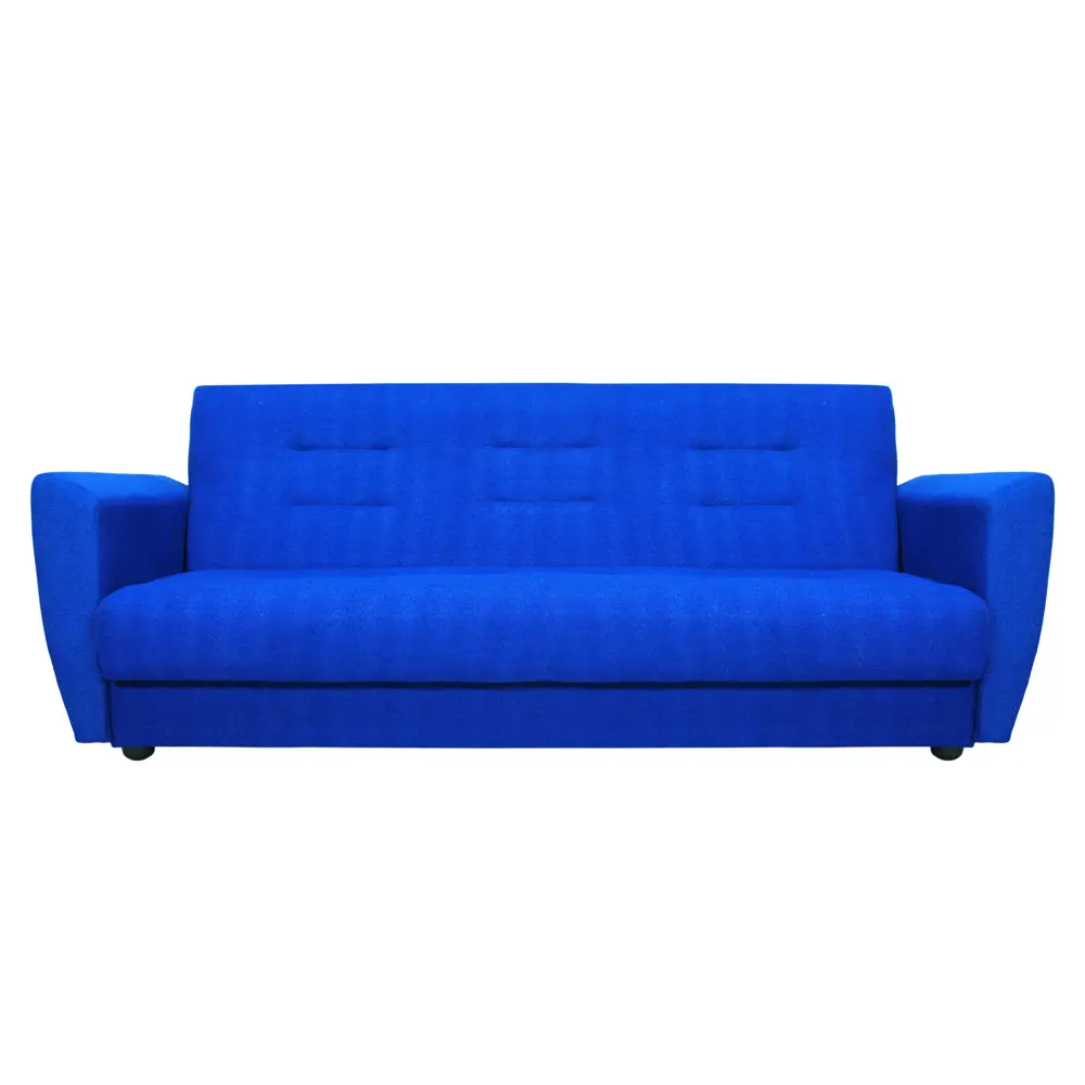 Фото Диван раскладной Meblines Лира 220x90x90 см велюр цвет астра синяя Фото Диван раскладной Meblines Лира 220x90x90 см велюр цвет астра синяя