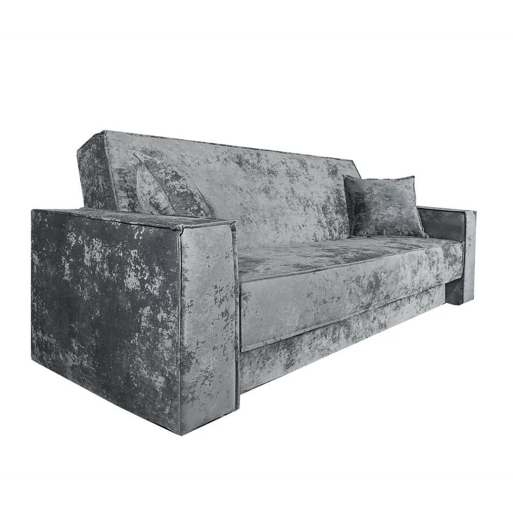 Фото 2 Диван раскладной Meblines Лофт 236x90x90 см велюр цвет плюш own 16/коричневый Фото 2 Диван раскладной Meblines Лофт 236x90x90 см велюр цвет плюш own 16/коричневый