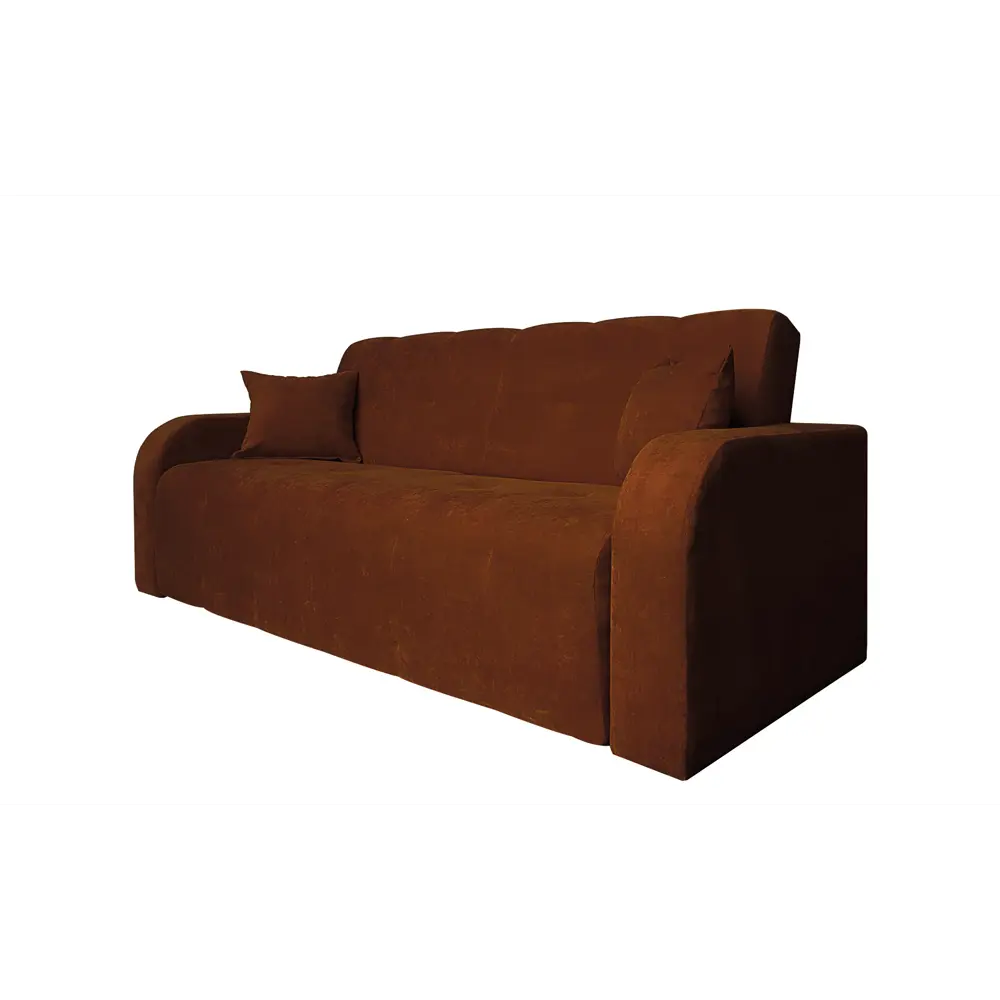 Фото 2 Диван раскладной Meblines Марсель 236x90x95 см велюр цвет коричневый Фото 2 Диван раскладной Meblines Марсель 236x90x95 см велюр цвет коричневый