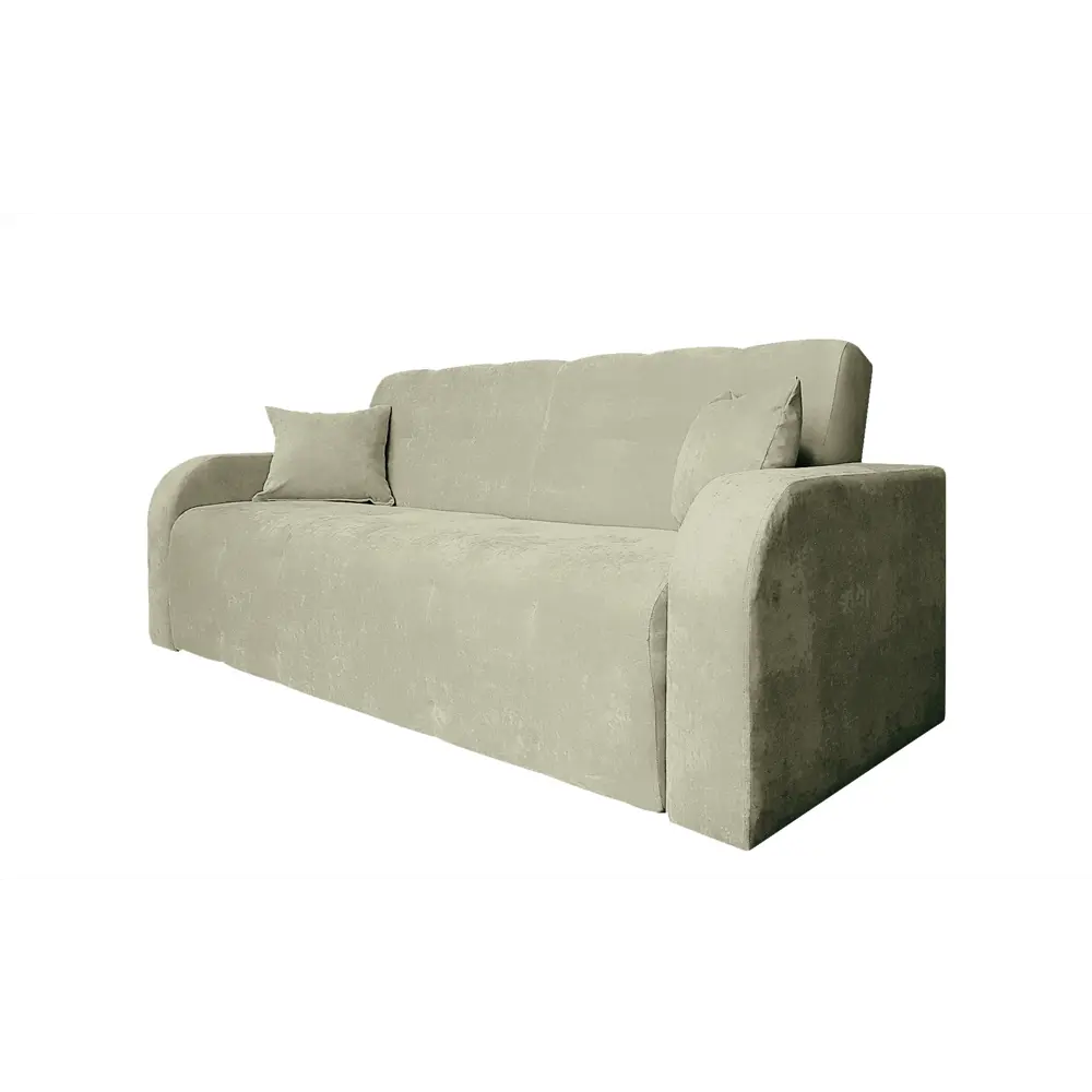 Фото 2 Диван раскладной Meblines Марсель 236x90x95 см велюр цвет бежевый Фото 2 Диван раскладной Meblines Марсель 236x90x95 см велюр цвет бежевый