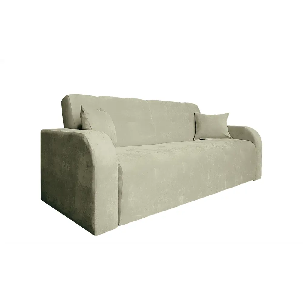 Фото 3 Диван раскладной Meblines Марсель 236x90x95 см велюр цвет бежевый Фото 3 Диван раскладной Meblines Марсель 236x90x95 см велюр цвет бежевый