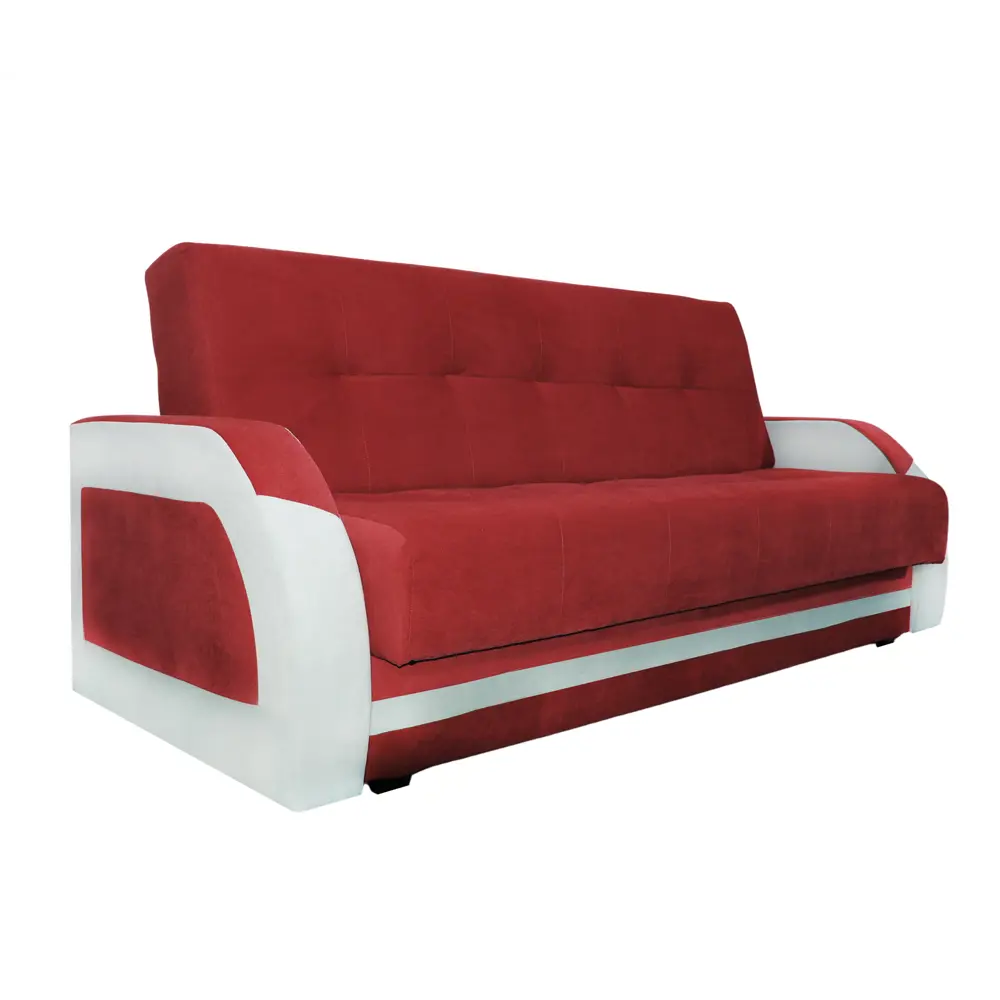 Фото 2 Диван раскладной Meblines Феникс 220x100x90 см велюр цвет кабрио красный Фото 2 Диван раскладной Meblines Феникс 220x100x90 см велюр цвет кабрио красный