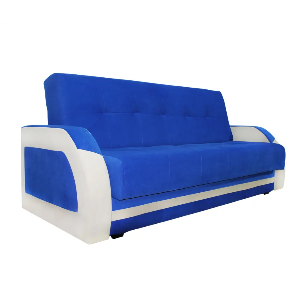 Фото 2 Диван раскладной Meblines Феникс 220x100x90 см велюр цвет кабрио синий Фото 2 Диван раскладной Meblines Феникс 220x100x90 см велюр цвет кабрио синий