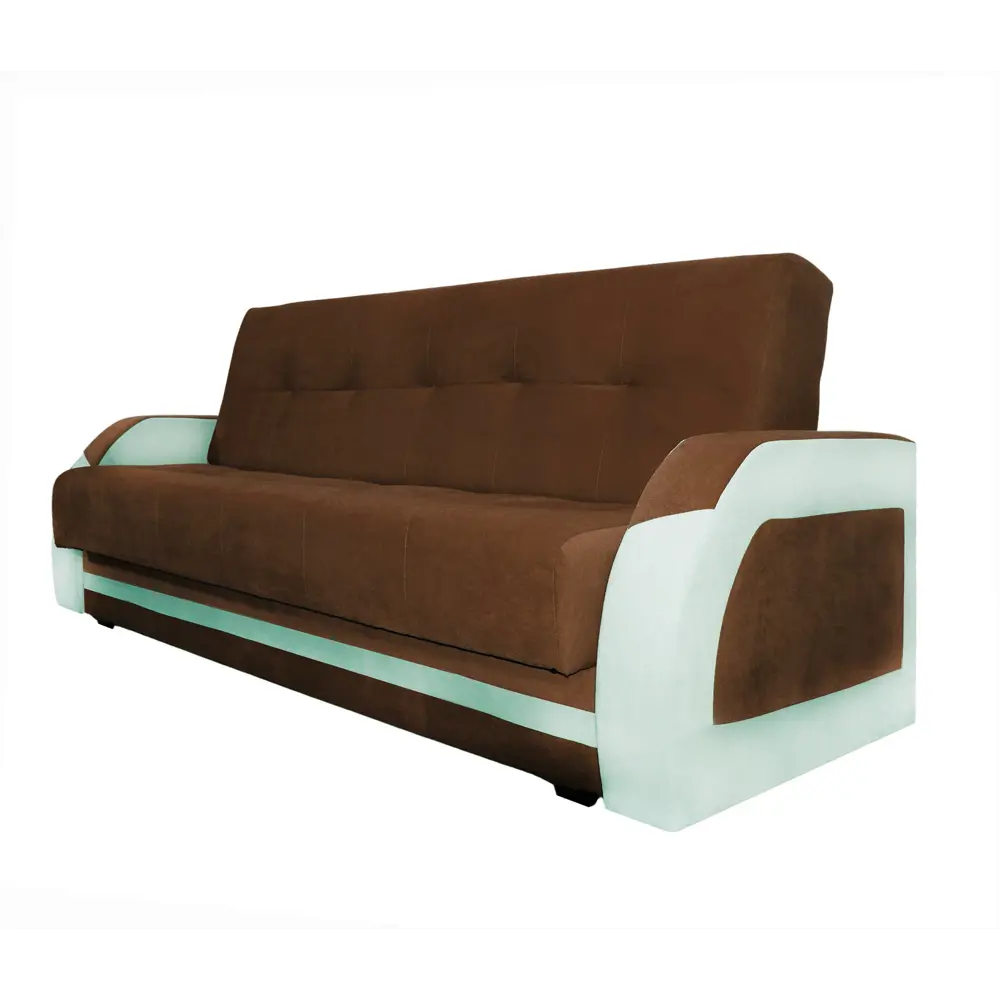 Фото 3 Диван раскладной Meblines Феникс 220x107x97 см велюр цвет кабрио коричневый Фото 3 Диван раскладной Meblines Феникс 220x107x97 см велюр цвет кабрио коричневый