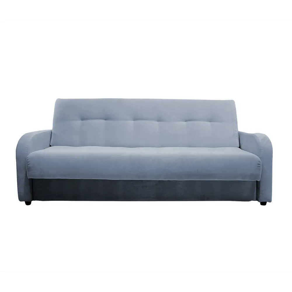 Фото Диван раскладной Meblines Лондон люкс 215x100x100 см велюр цвет серый Фото Диван раскладной Meblines Лондон люкс 215x100x100 см велюр цвет серый