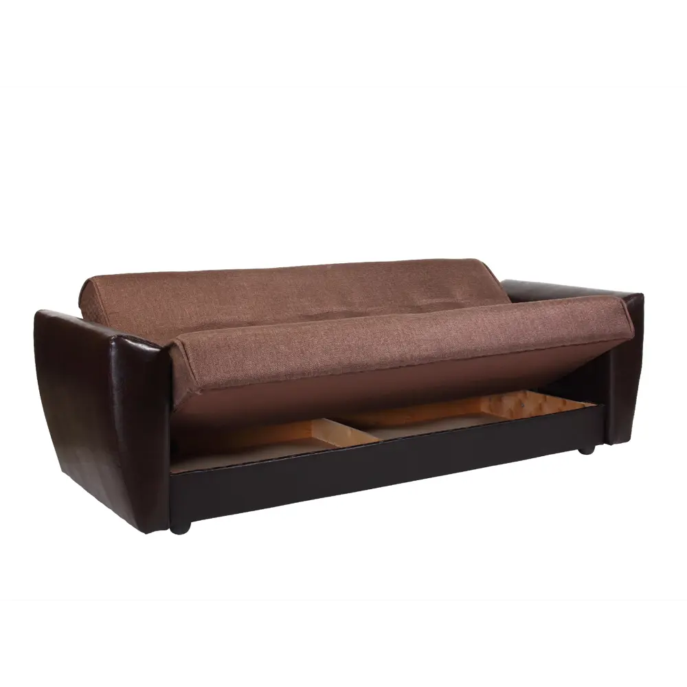 Фото 3 Диван раскладной Meblines Амстердам 225x95x90 см рогожка цвет inario коричневая Фото 3 Диван раскладной Meblines Амстердам 225x95x90 см рогожка цвет inario коричневая