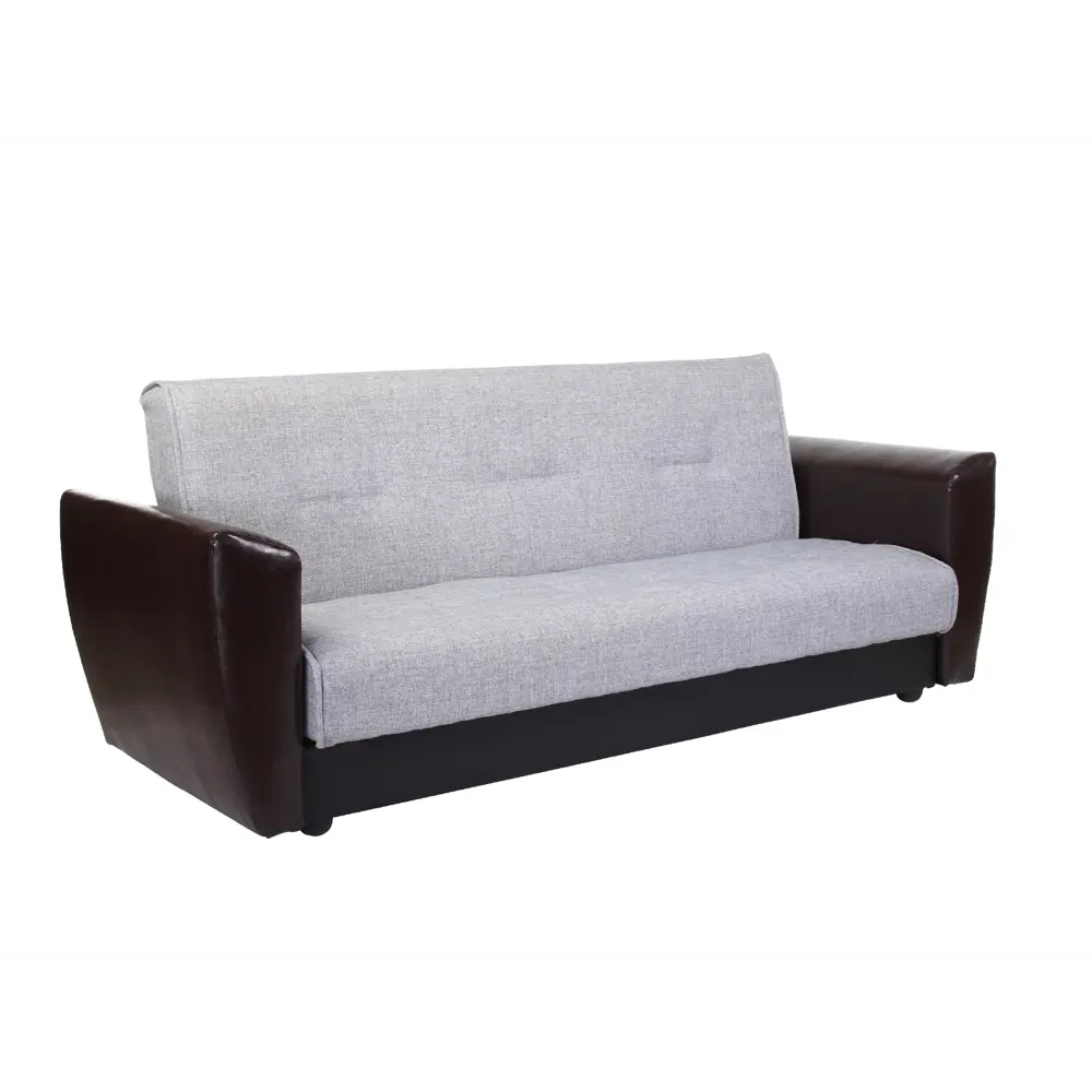 Фото 2 Диван раскладной Meblines Амстердам 225x100x100 см рогожка цвет inario серая Фото 2 Диван раскладной Meblines Амстердам 225x100x100 см рогожка цвет inario серая