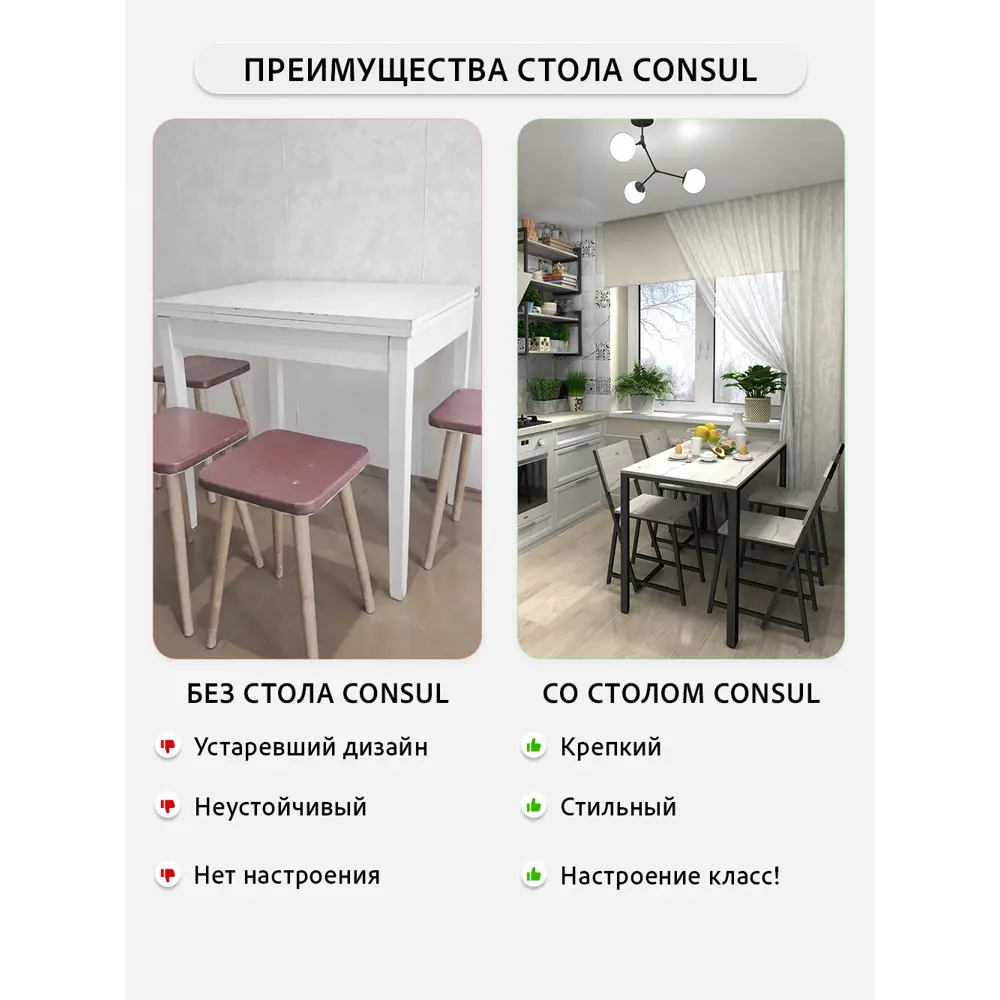 Фото 2 Стол прямоугольный Grostat 0x120 см лдсп цвет milk wood Фото 2 Стол прямоугольный Grostat 0x120 см лдсп цвет milk wood