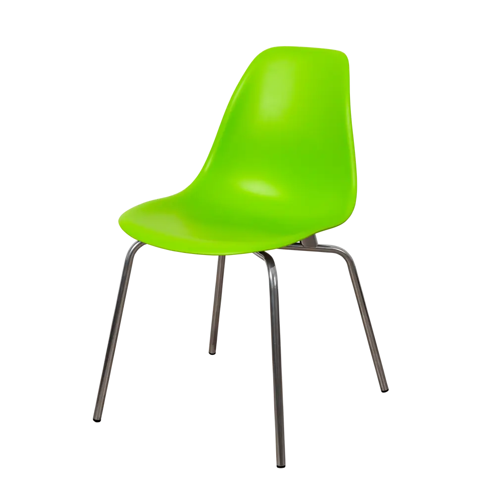 Фото 3 Стул кухонный Derstuhl Elegant chrom комплект 4 шт 45x82x46 см полипропилен цвет салатовый Фото 3 Стул кухонный Derstuhl Elegant chrom комплект 4 шт 45x82x46 см полипропилен цвет салатовый