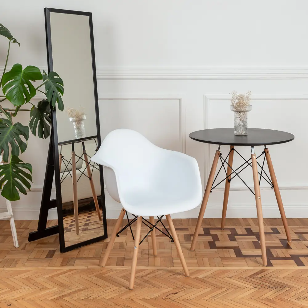 Фото 7 Комплект кухонных стульев 2 шт Derstuhl 330 wood 43x82x60 см полипропилен цвет белый Фото 7 Комплект кухонных стульев 2 шт Derstuhl 330 wood 43x82x60 см полипропилен цвет белый