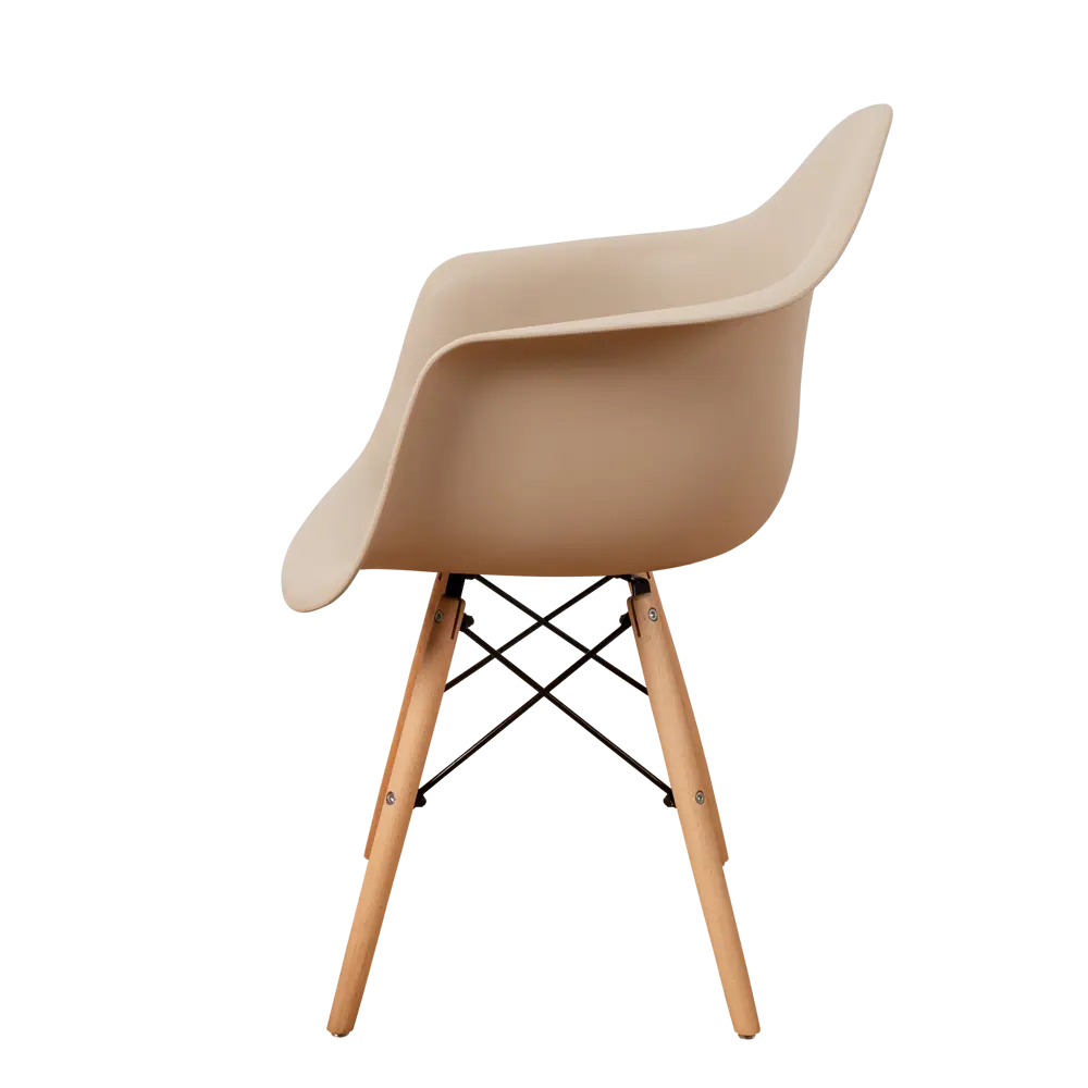 Фото 5 Кухонный стул Derstuhl 330 wood 43x82x60 см полипропилен цвет темно-бежевый