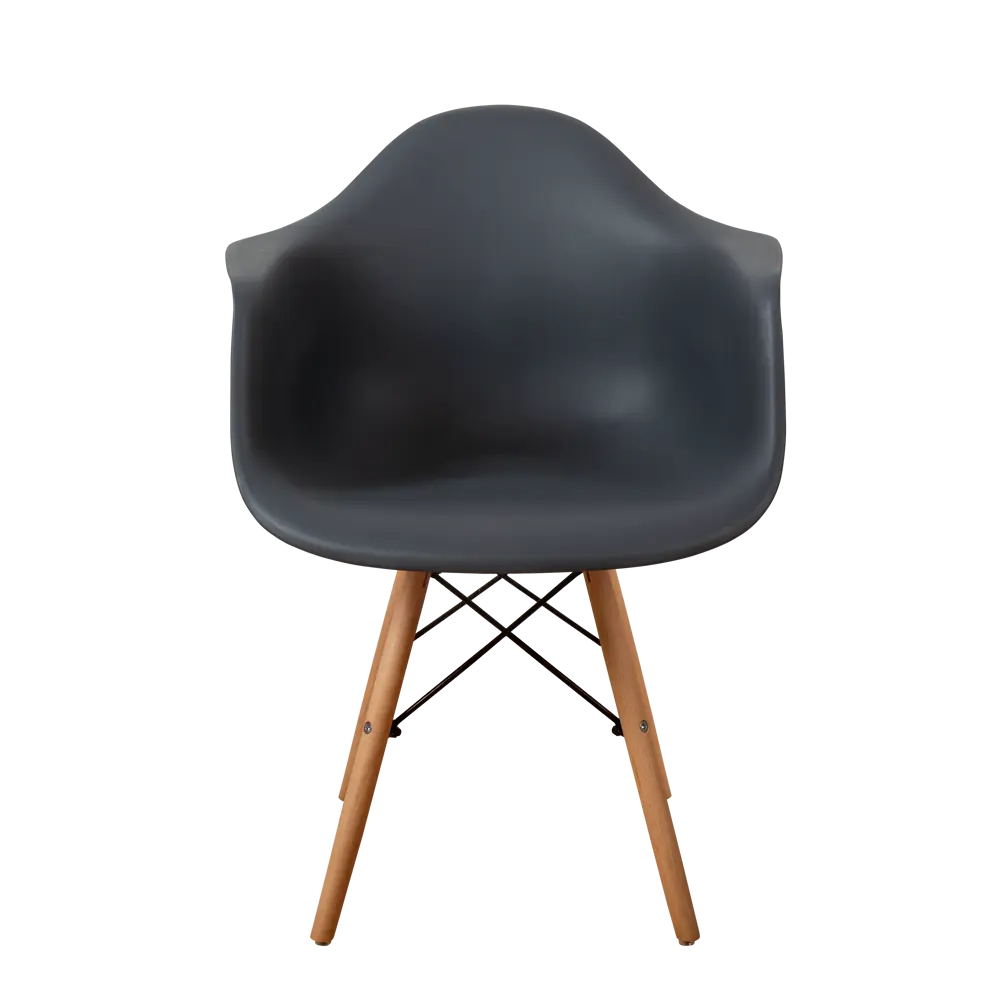 Фото 4 Кухонный стул Derstuhl 330 wood 43x82x60 см полипропилен цвет темно-серый Фото 4 Кухонный стул Derstuhl 330 wood 43x82x60 см полипропилен цвет темно-серый