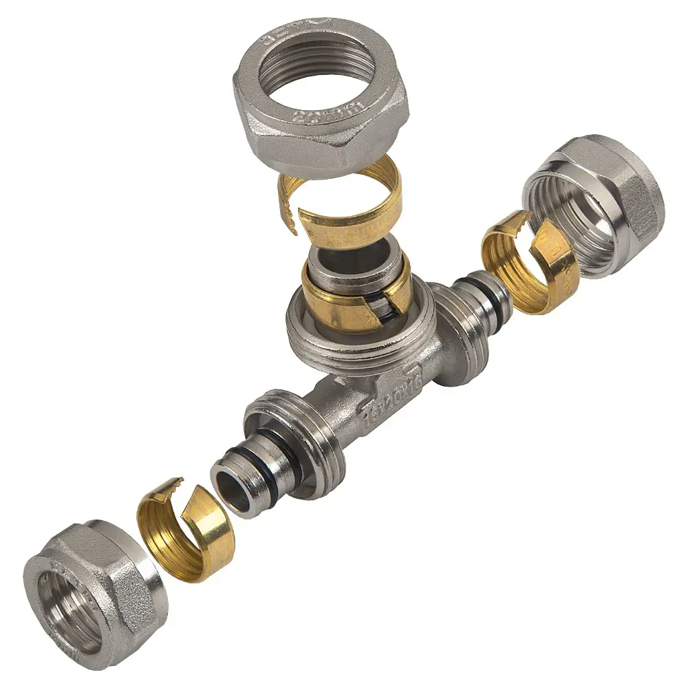 Фото 6 Тройник переходной СТМ 16x20x16 мм латунь 10 шт CT162016K10 Фото 6 Тройник переходной СТМ 16x20x16 мм латунь 10 шт CT162016K10