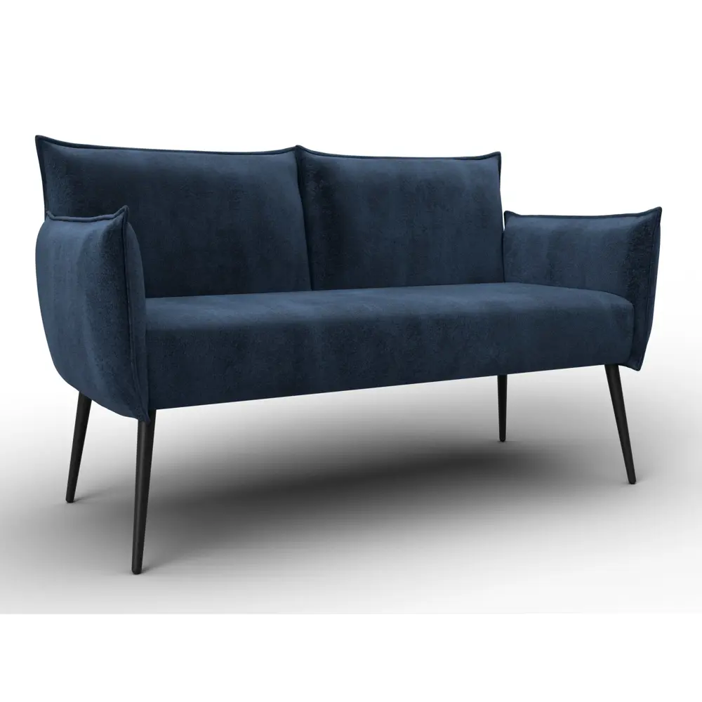 Фото Диван прямой Лига диванов Лига-083 131072 146x81x74 см велюр цвет tower 13 синий