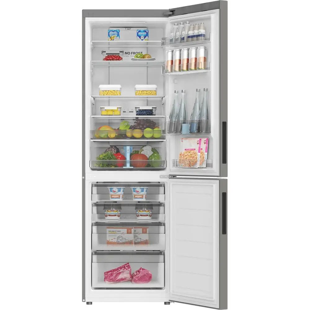 Фото 2 Холодильник Haier C2F619CFU1 59.5x190 см цвет серебристый Фото 2 Холодильник Haier C2F619CFU1 59.5x190 см цвет серебристый