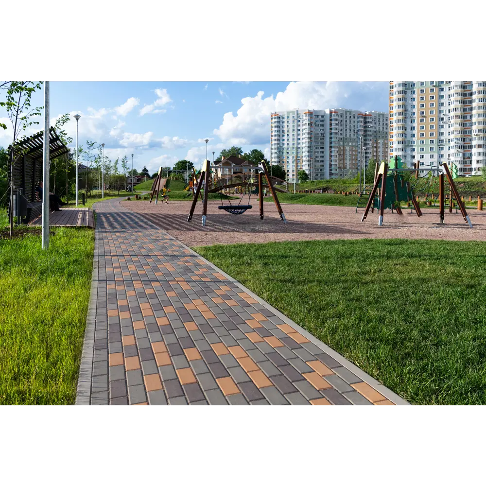 Фото 7 Плитка тротуарная Braer 200x100x40мм комплект 5 паллет 97.2м² цвет коричневый с доставкой и выгрузкой манипулятором Фото 7 Плитка тротуарная Braer 200x100x40мм комплект 5 паллет 97.2м² цвет коричневый с доставкой и выгрузкой манипулятором