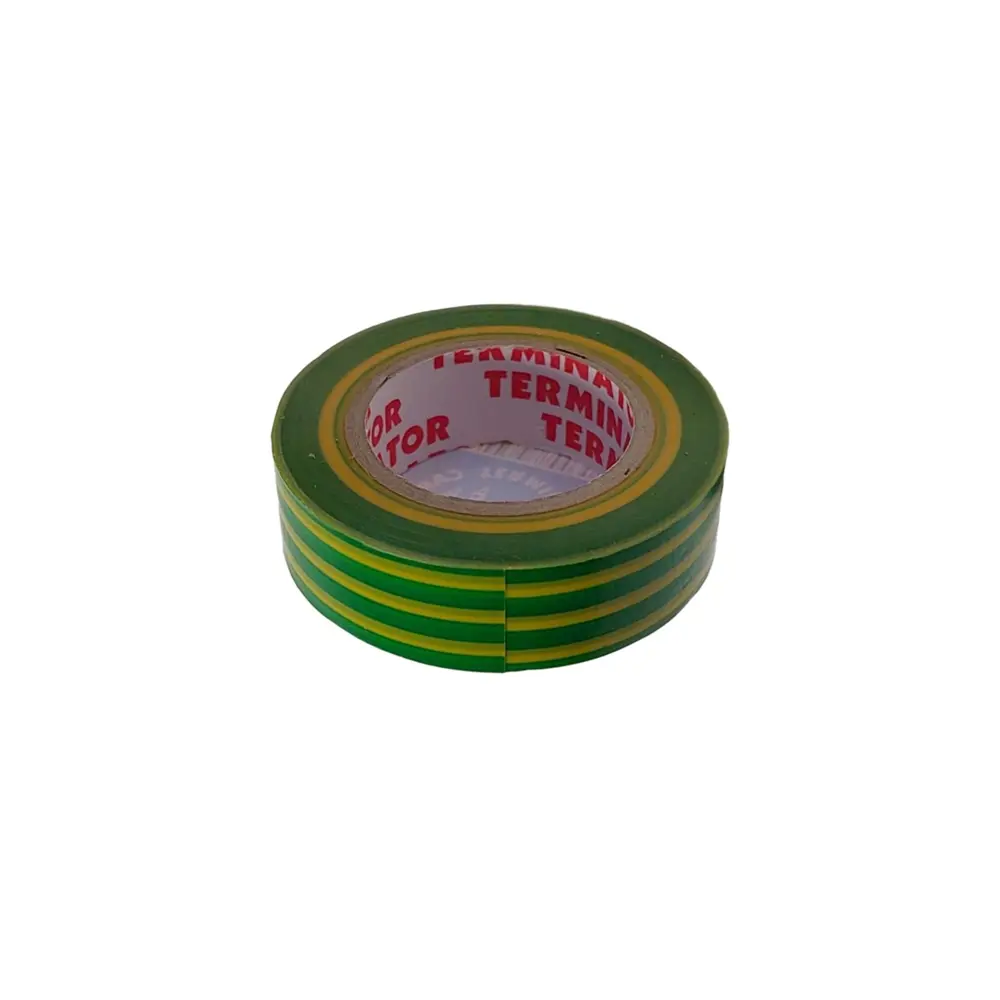 Фото 3 Изоляционная лента Terminator IZ 1510G/Y 0.13x15мм 10м ПВХ желто-зеленый 10шт Фото 3 Изоляционная лента Terminator IZ 1510G/Y 0.13x15мм 10м ПВХ желто-зеленый 10шт
