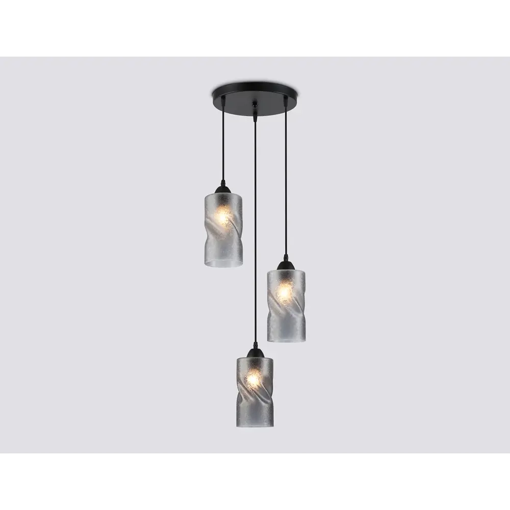 Фото Светильник подвесной Ambrella light Modern glory Tr3414 3 лампы 9 м² цвет черный Фото Светильник подвесной Ambrella light Modern glory Tr3414 3 лампы 9 м² цвет черный