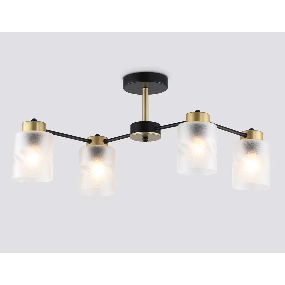 Фото Светильник подвесной Ambrella light Modern homy Tr303324 4 лампы 12 м² цвет черный Фото Светильник подвесной Ambrella light Modern homy Tr303324 4 лампы 12 м² цвет черный