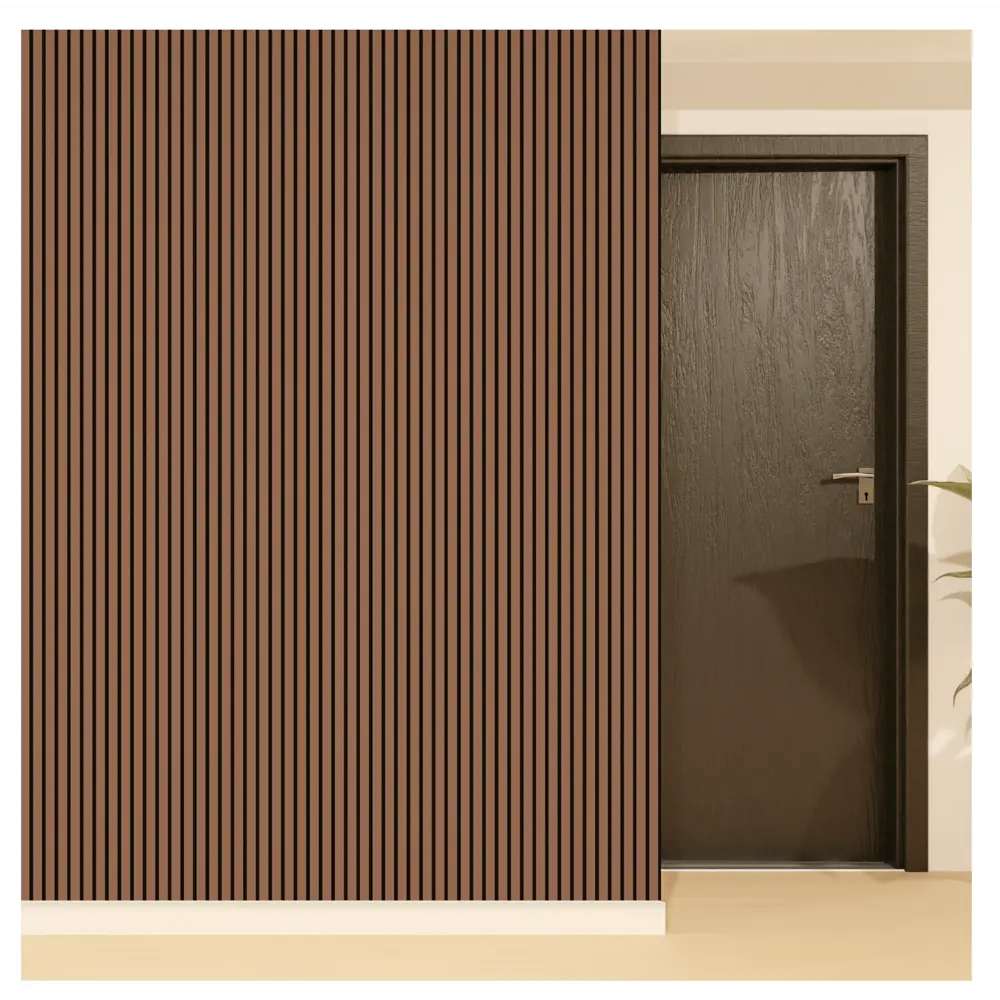 Фото 5 Панель акустическая 3D МДФ Stella терракотовая 2.1x60x278 см