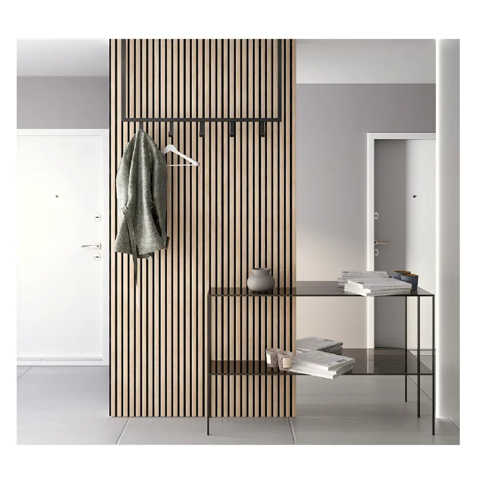 Фото 5 Панель акустическая 3D МДФ Stella дуб снежный 0.9x60x278 см