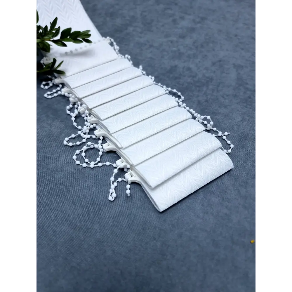 Фото 5 Ламели для вертикальных жалюзи Бинар Акация 25 шт 200 см цвет белый