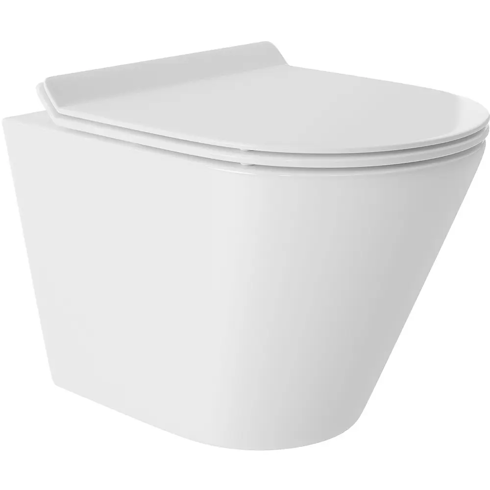 Фото 9 Инсталляция AM.PM I012709.0101 PrimeFit с клавишей слива PrimeFit L глянцевый белый и унитаз 48x36 Vortex Soft-Close глянцевый белый конус